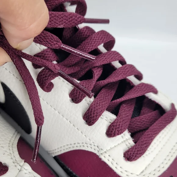 Nike Court Vision Men's Burgundy Black High-Top Sneakers US 10.5 DN 3577-600 - Picture 13 of 13